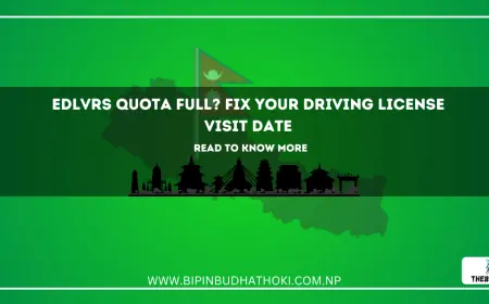 EDLVRS Quota Full? Fix Your Driving License Visit Date